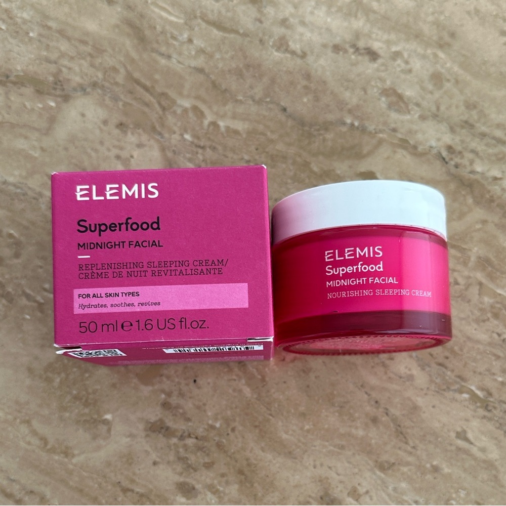 NEW ELEMIS Superfood Midnight Facial in Pink Jar